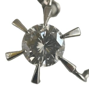 Pt850 ダイヤモンド プチネックレス